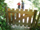 Self-lock gate