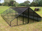 Movable chicken run